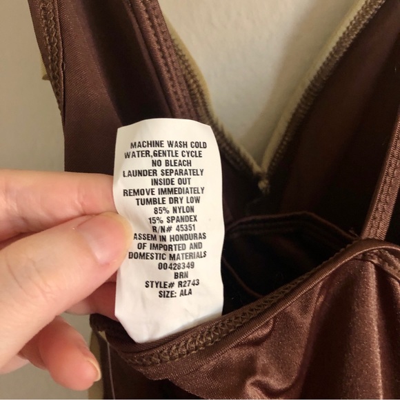 NWT Vintage Curtain Call “I Will Remember You” Brown and Tan Dance Costume Dress - Picture 6 of 10